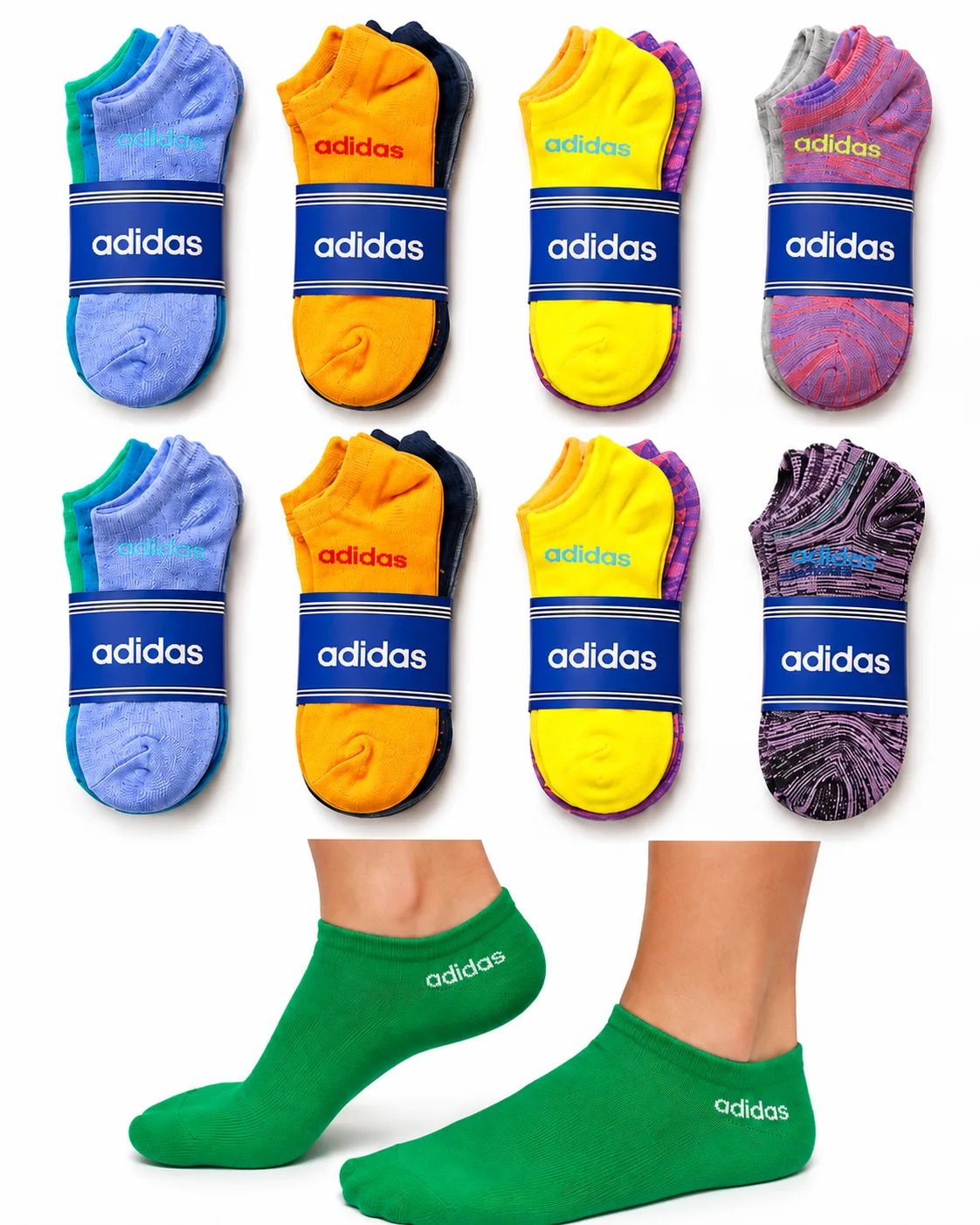 PAR DE MEDIAS TOBILLERAS ADIDAS
