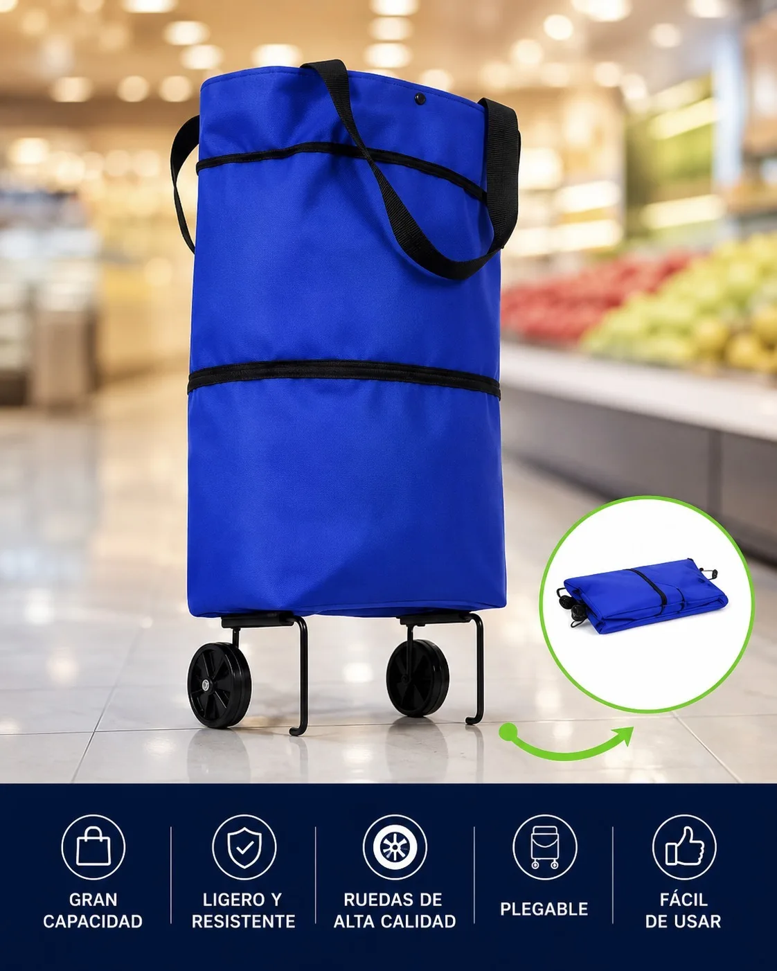 CARRITO DE COMPRAS PEGABLE 